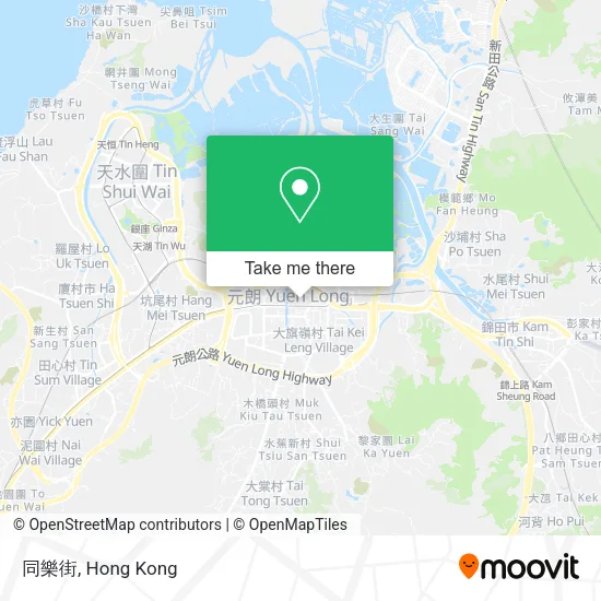 同樂街地圖