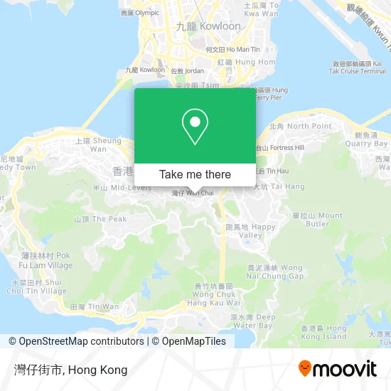 灣仔街市地圖