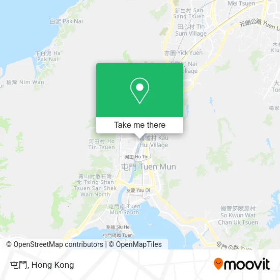 屯門 map
