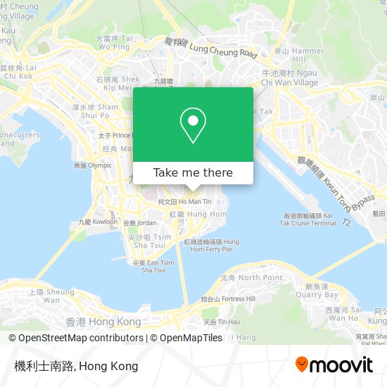 機利士南路 map