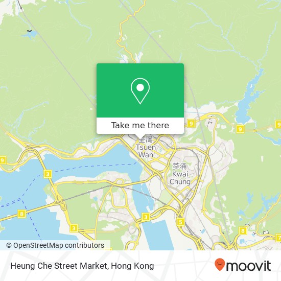 Heung Che Street Market map