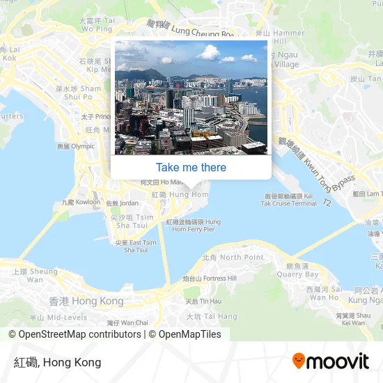 紅磡 map