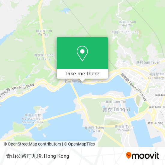 青山公路汀九段 map