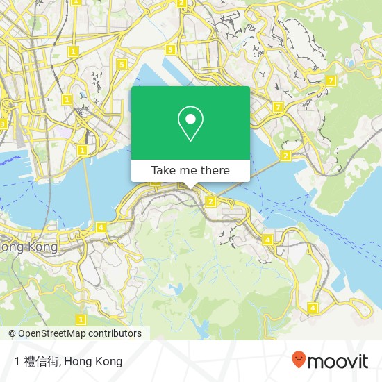 1 禮信街 map