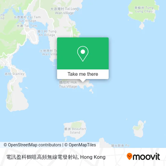 電訊盈科鶴咀高頻無線電發射站 map