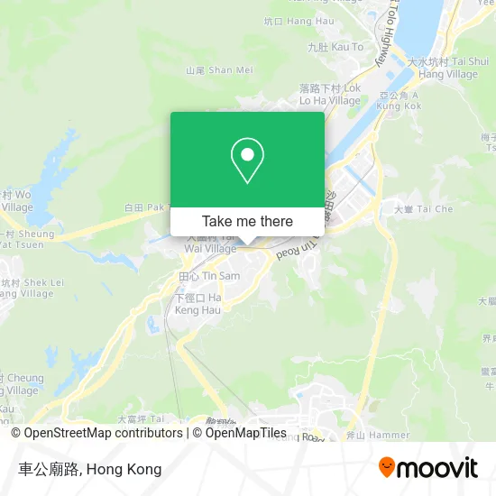 車公廟路 map