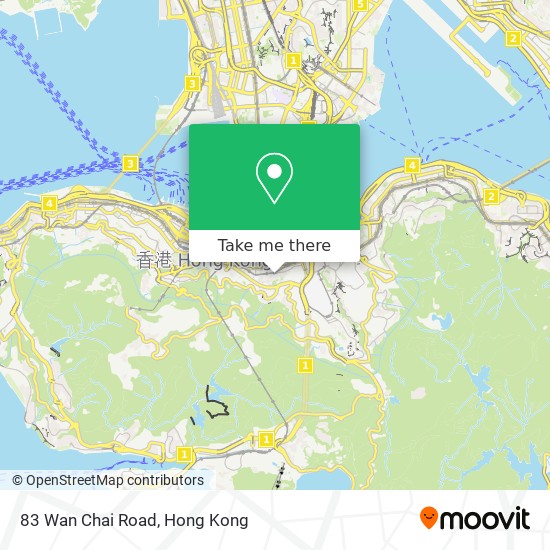 83 Wan Chai Road map