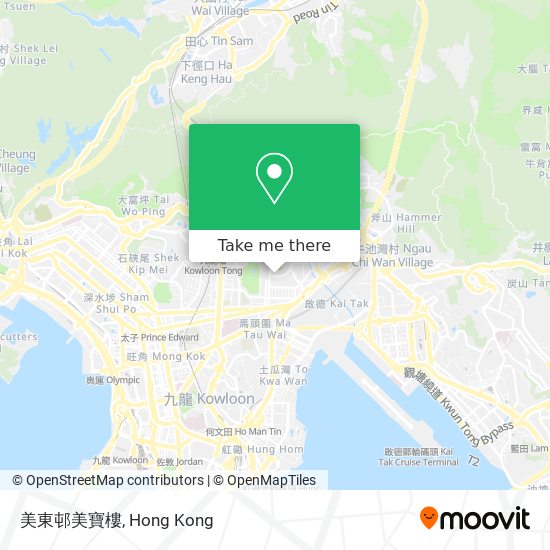 美東邨美寶樓 map