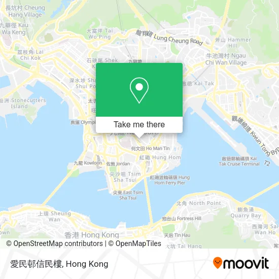 愛民邨信民樓地圖