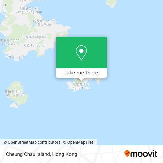 Cheung Chau Island map