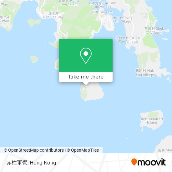 赤柱軍營 map