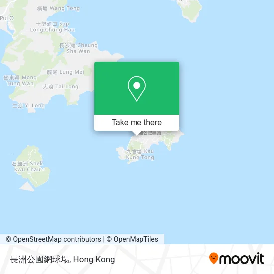 長洲公園網球場 map
