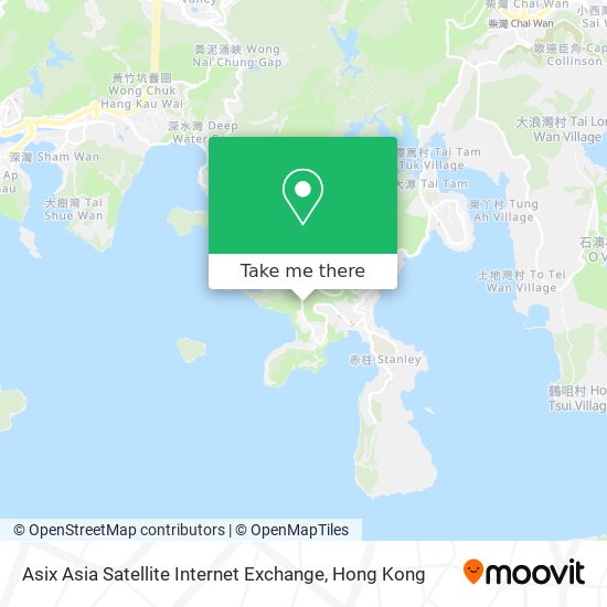 Asix Asia Satellite Internet Exchange map