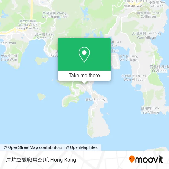 馬坑監獄職員會所地圖