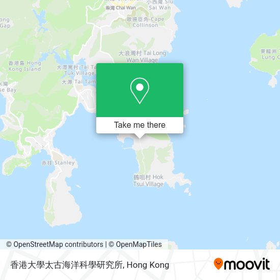 香港大學太古海洋科學研究所地圖