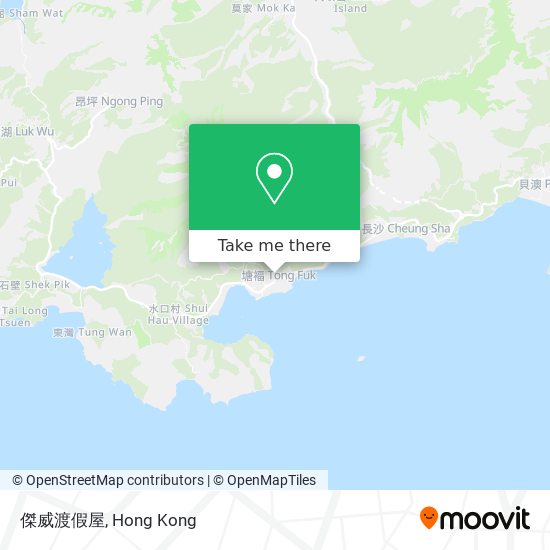 傑威渡假屋地圖