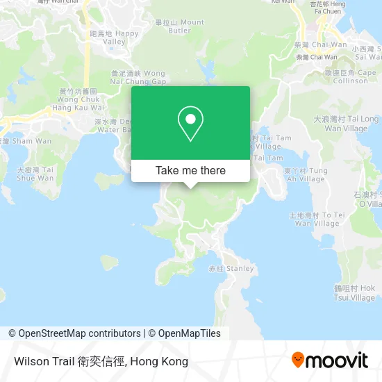 Wilson Trail 衛奕信徑 map