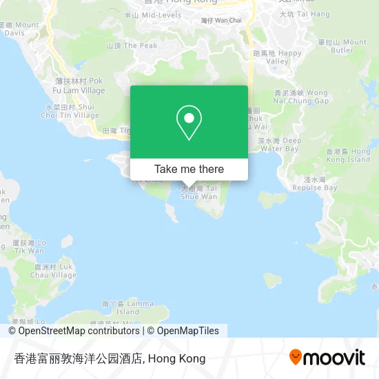 香港富丽敦海洋公园酒店 map