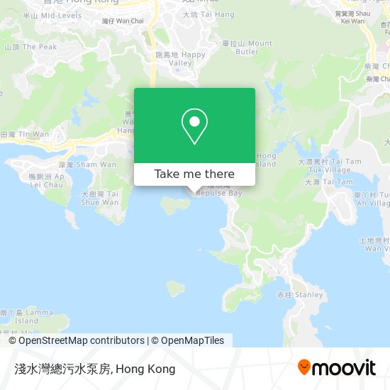 淺水灣總污水泵房 map