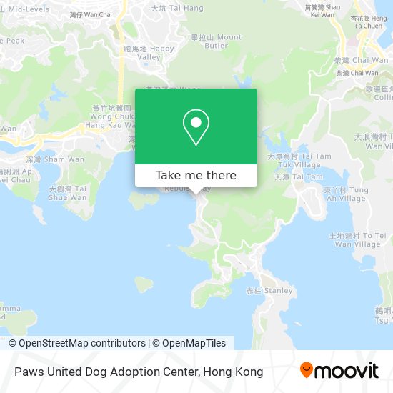 Paws United Dog Adoption Center map