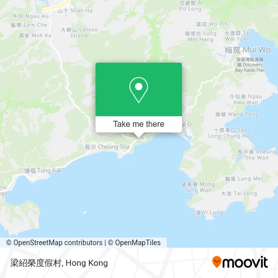 梁紹榮度假村地圖