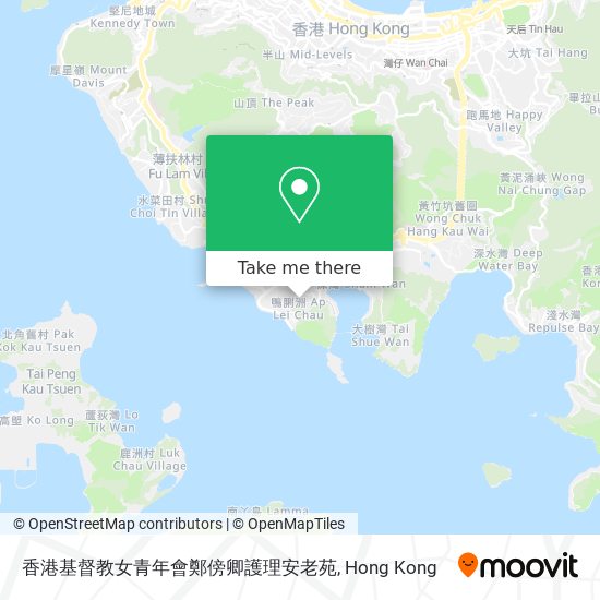 香港基督教女青年會鄭傍卿護理安老苑 map