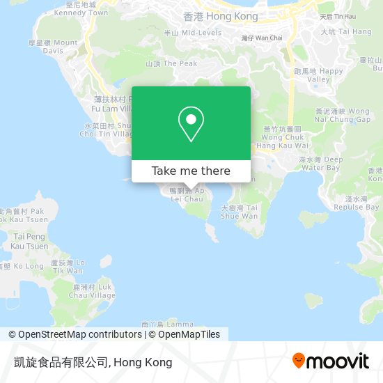 凱旋食品有限公司 map