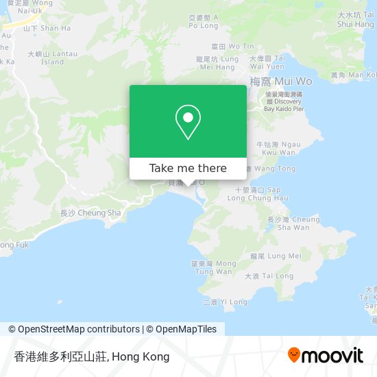 香港維多利亞山莊 map