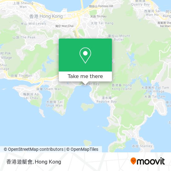 香港遊艇會 map