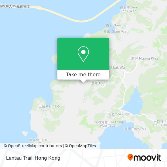 Lantau Trail map