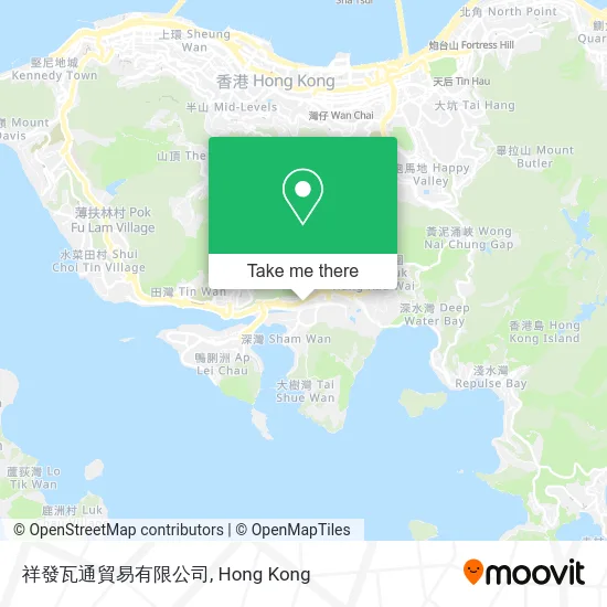 祥發瓦通貿易有限公司 map