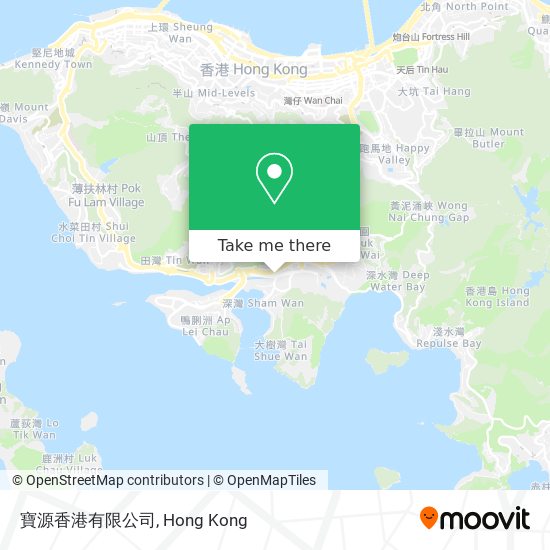 寶源香港有限公司 map