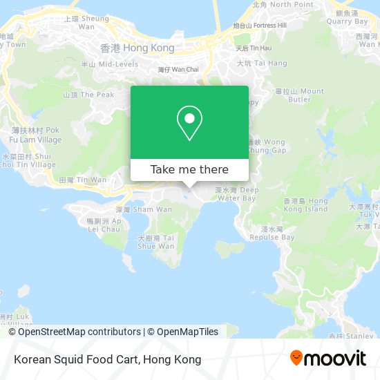 Korean Squid Food Cart map