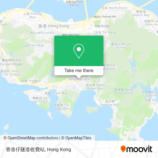 香港仔隧道收費站 map