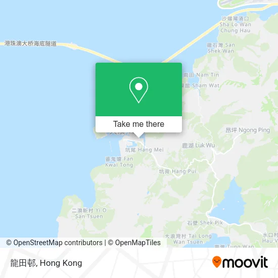 龍田邨地圖