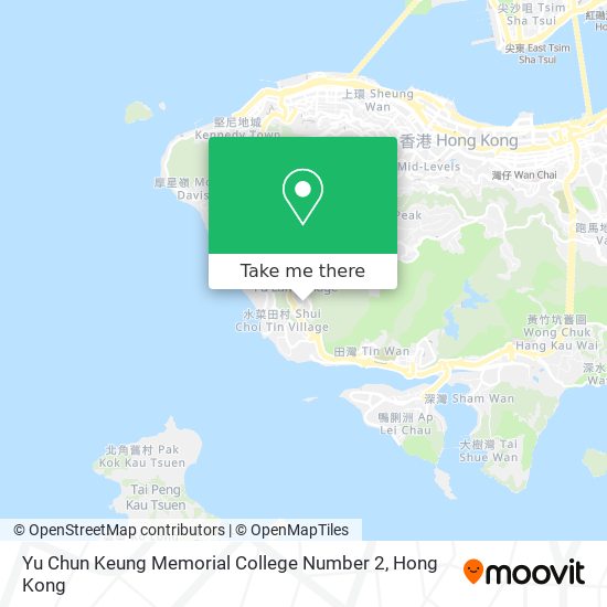 Yu Chun Keung Memorial College Number 2 map