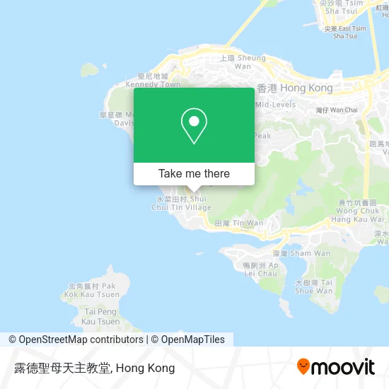 露德聖母天主教堂地圖
