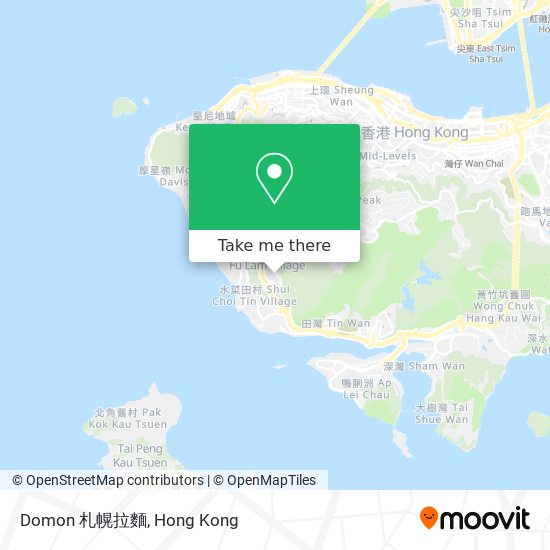 Domon 札幌拉麵 map