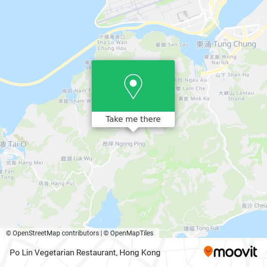 Po Lin Vegetarian Restaurant map