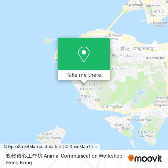 動物傳心工作坊 Animal Communication Workshop地圖