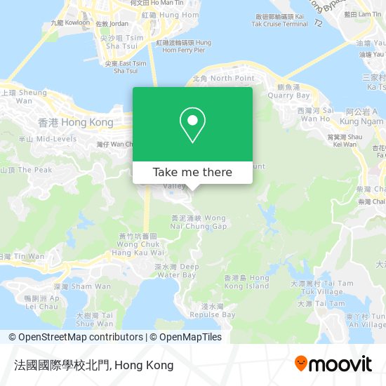 法國國際學校北門地圖