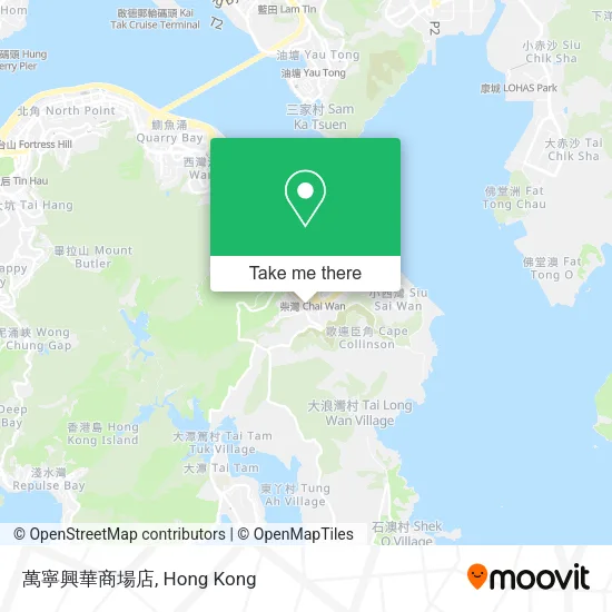 萬寧興華商場店地圖