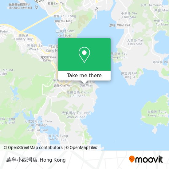 萬寧小西灣店 map