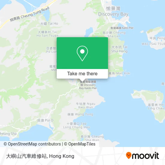 大嶼山汽車維修站 map