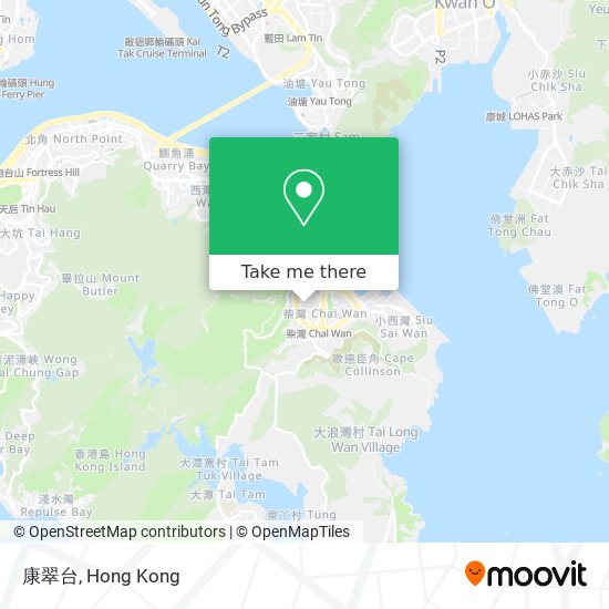 康翠台 map