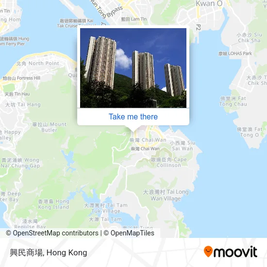 興民商場 map