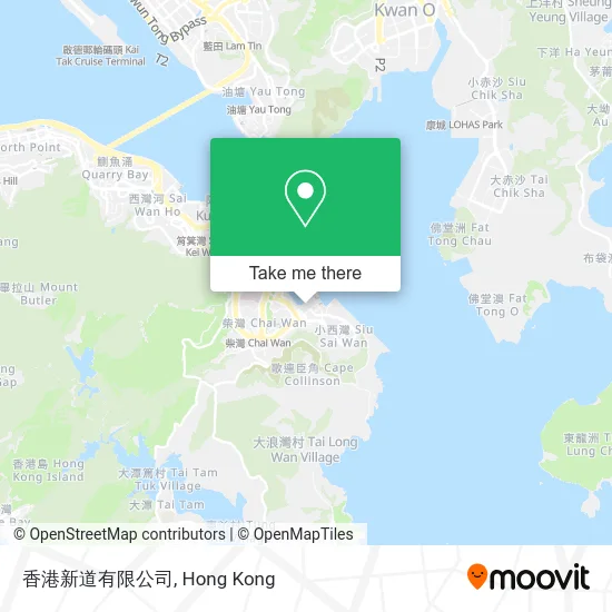 香港新道有限公司 map