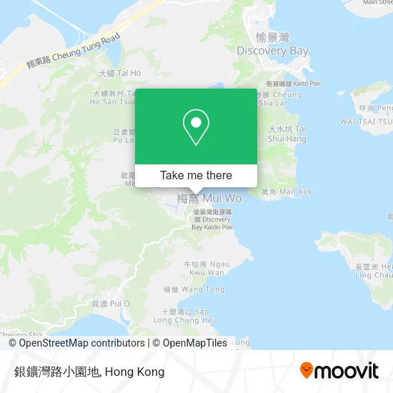 銀鑛灣路小園地地圖