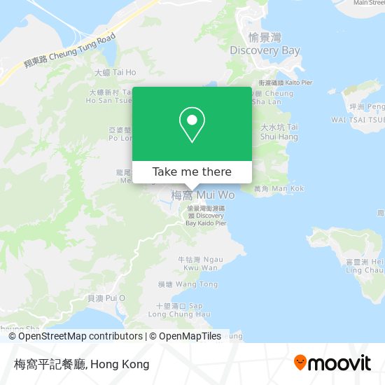 梅窩平記餐廳 map