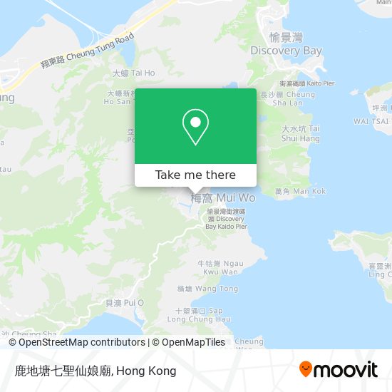 鹿地塘七聖仙娘廟 map